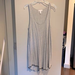 Leith Tunic Tank, Gray, Size M